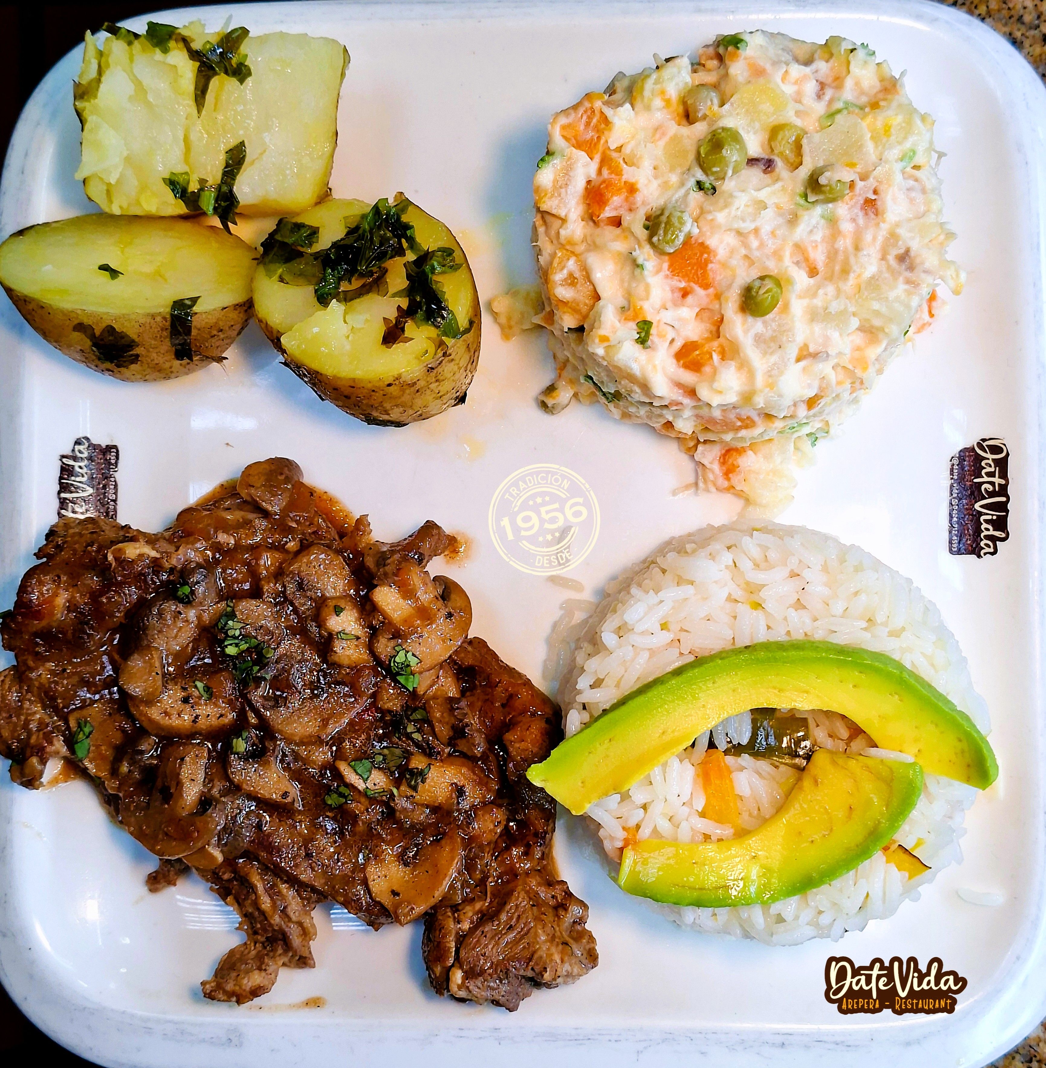Solomo Con Champiñones